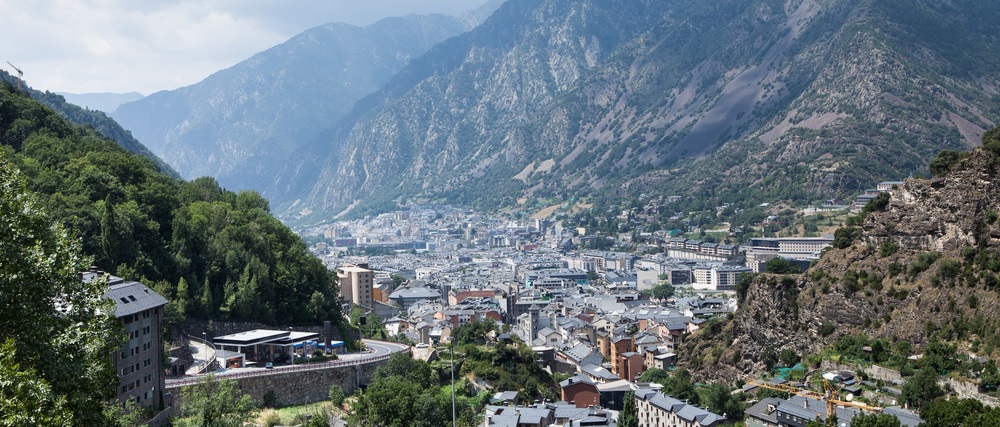 Vista Panorámica y aérea de Andorra