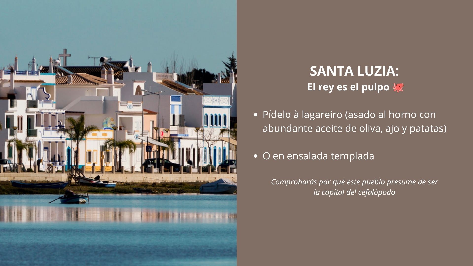 Qué pescado pedir en cada pueblo del Algarve