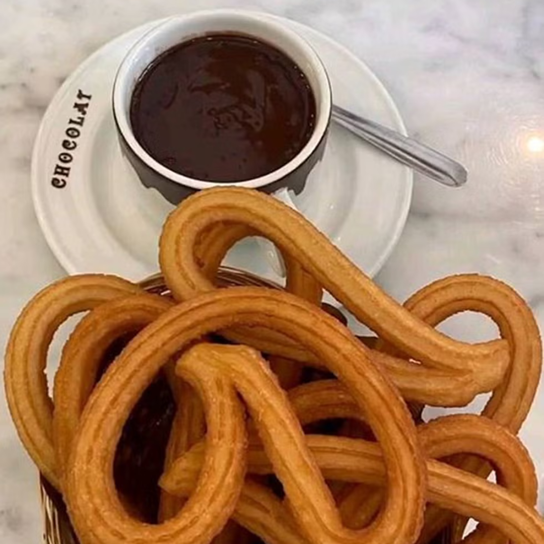 Churros con chocolate