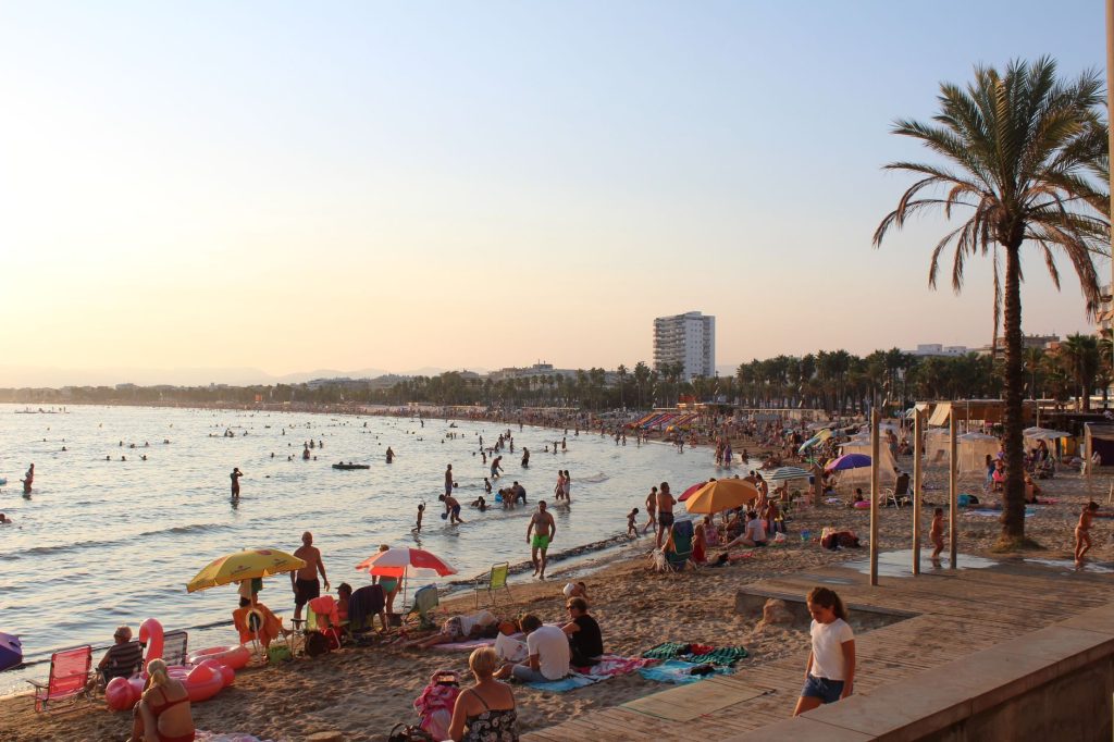 Playa de Salou en la Costa Dorada, un destino con poco presupuesto