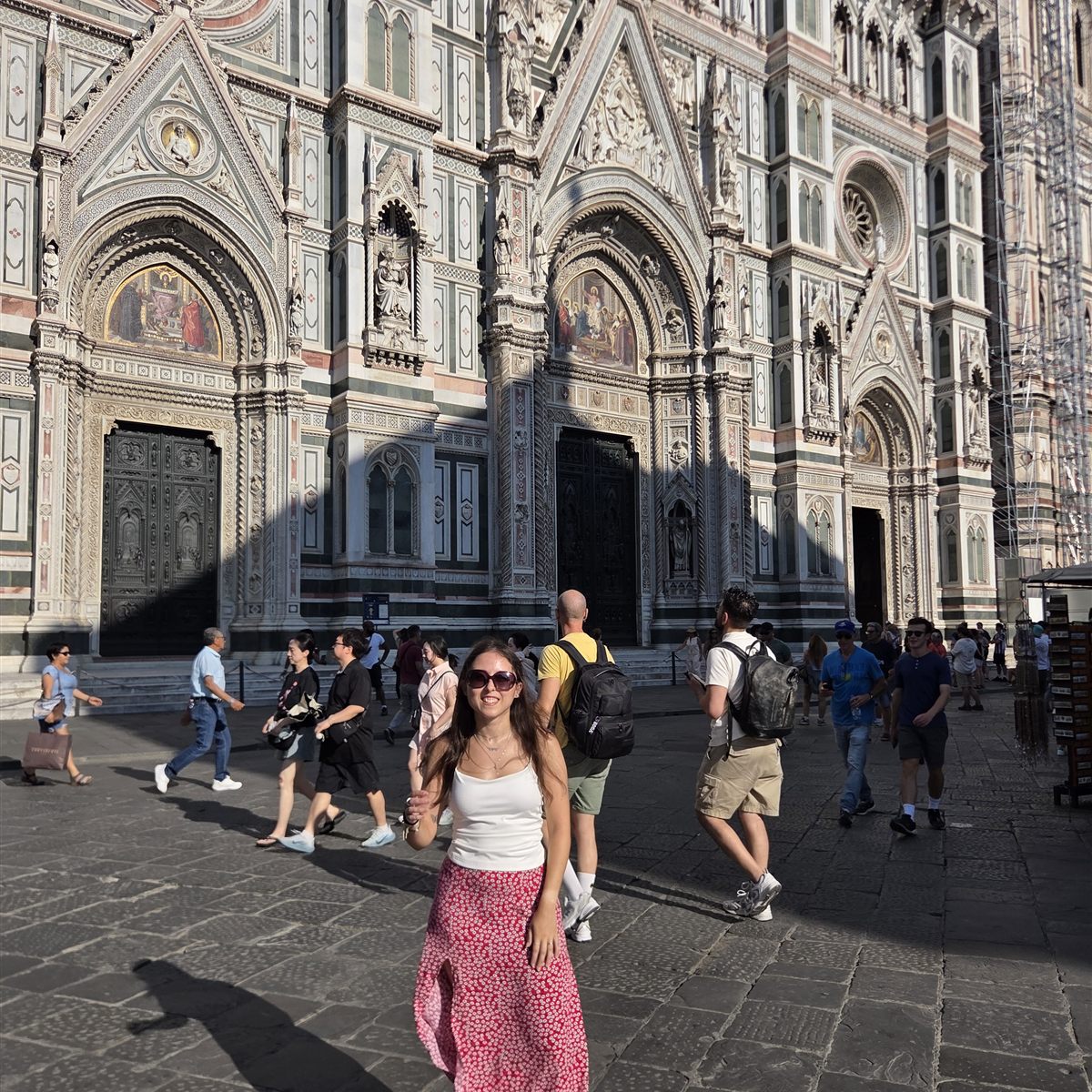 Compañera del equipo de BuscoUnChollo en una escapada urbana a Florencia