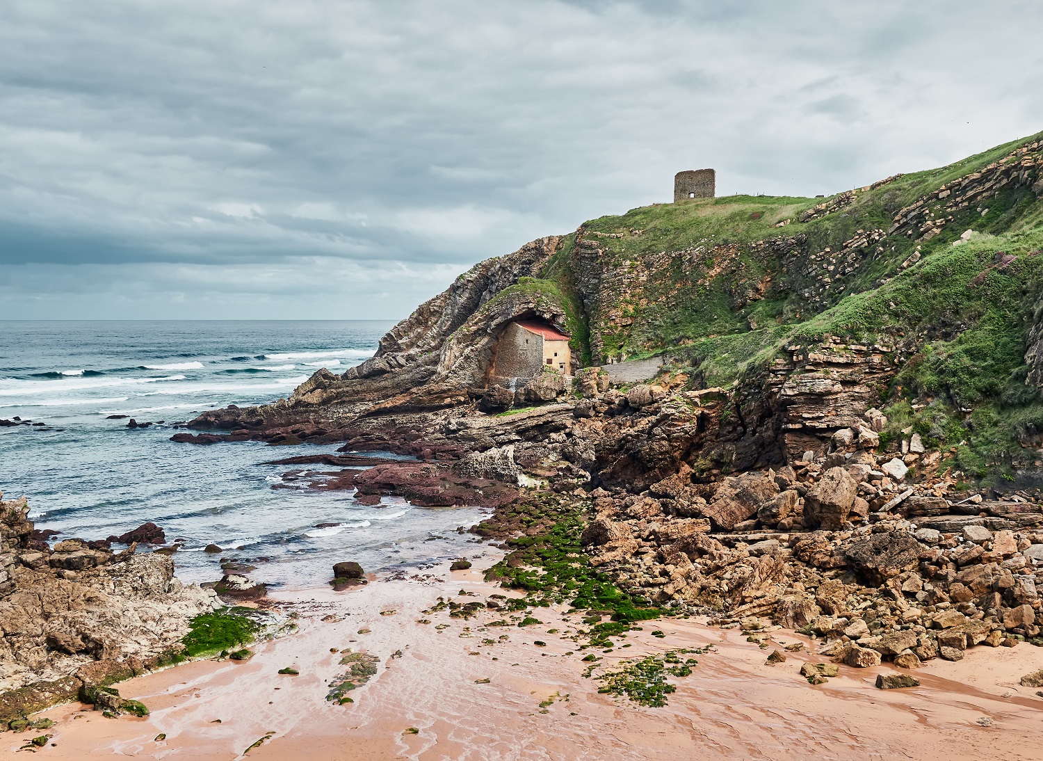 Playa Santa Justa en Santillana del Mar